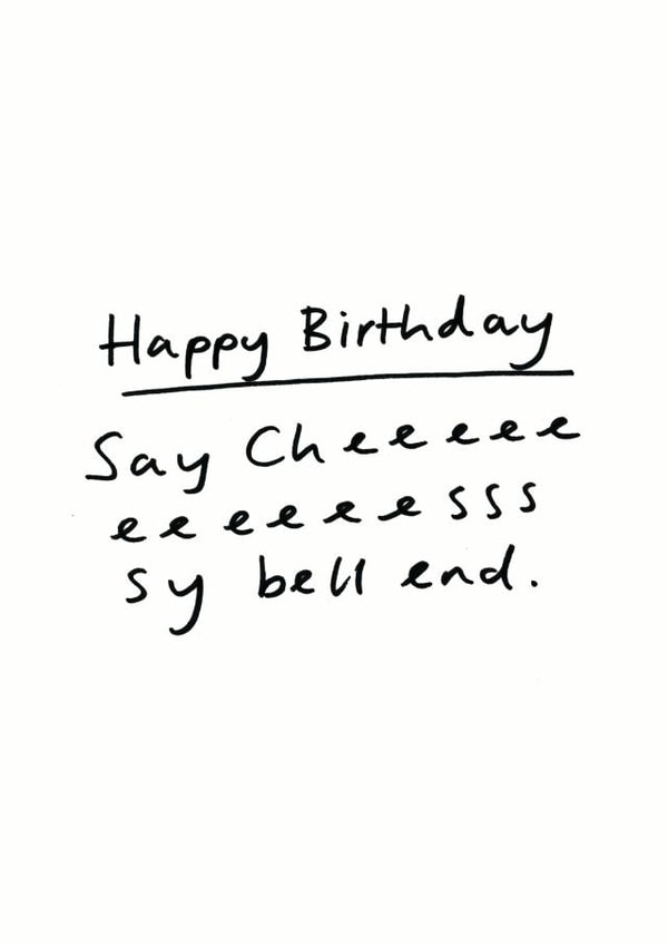 cheesy bell Birthday Card 9535 created by Cardinky