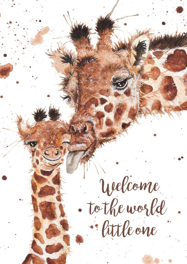 world little New Baby Card 13891 created by Splatterworks