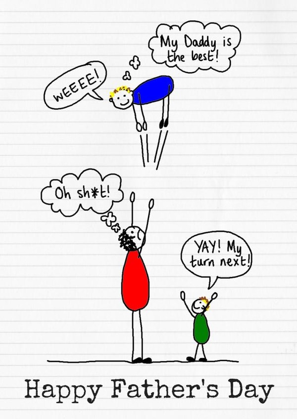 My Daddy is the best Father's Day card created by Beta Mummy