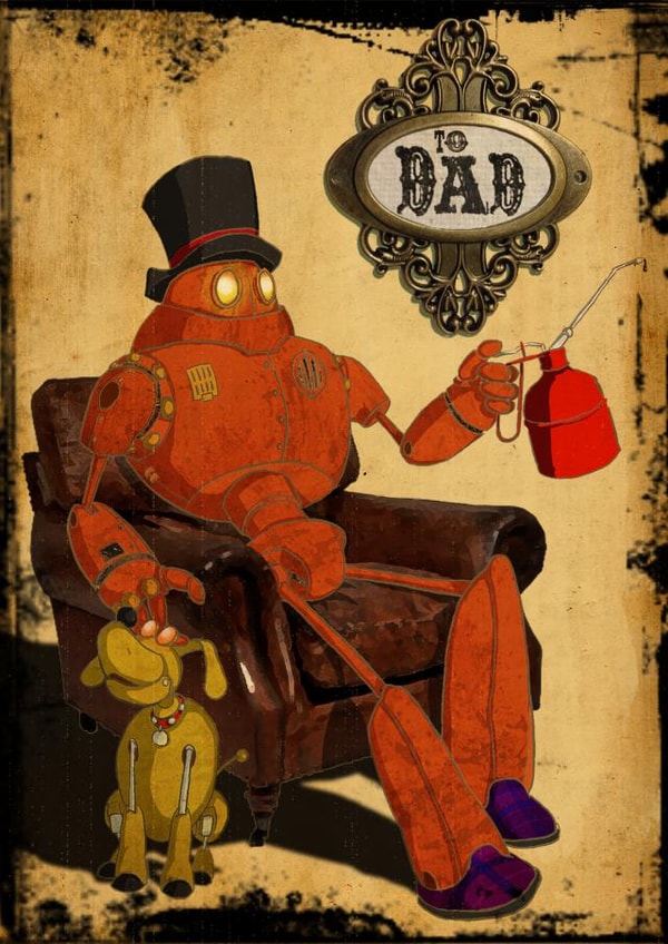 Father's Day Birthday Card 34114 created by Curtis Allen