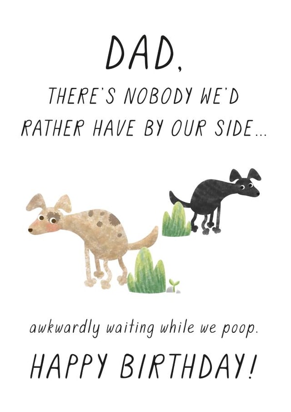 funny dad Birthday Card 7597 created by Chelsey Adams