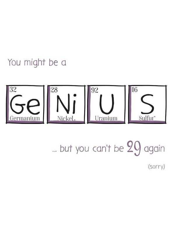 you might Birthday Card 13945 created by The Paper Scientist