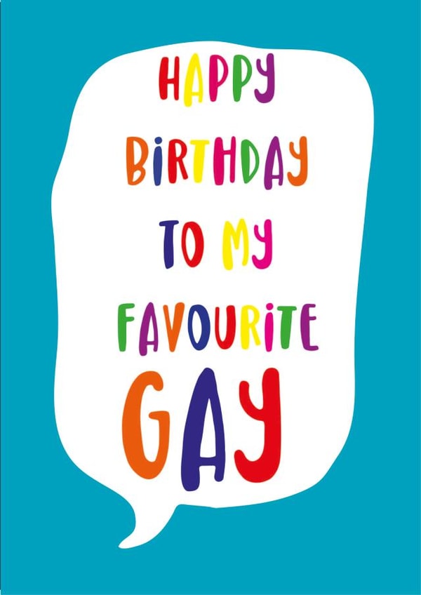 gay lgbt Birthday Card 13750 created by Lukanna Designs