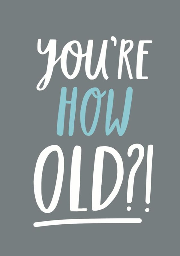 humour age Birthday Card 11118 created by Sadler Jones