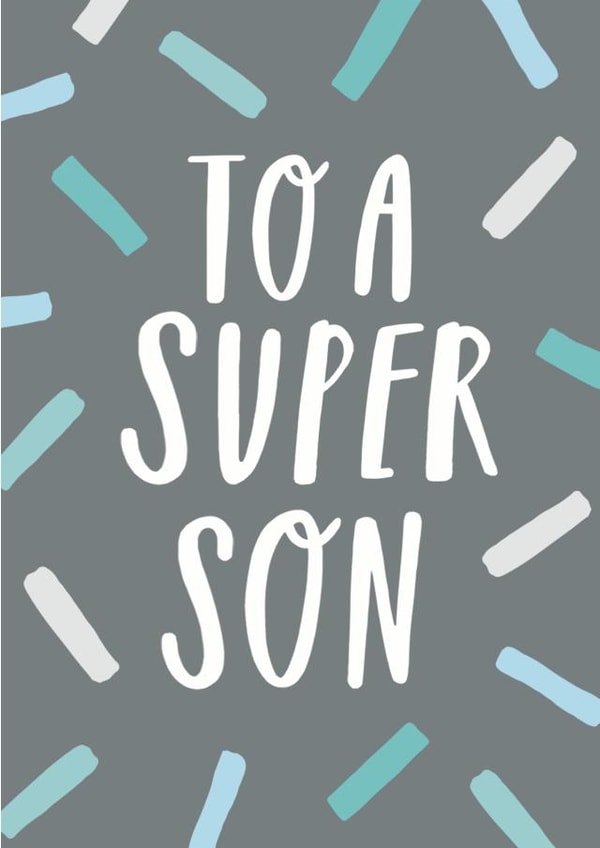 Son Birthday Birthday Card 11119 created by Sadler Jones