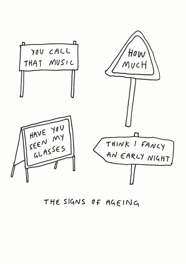 sign of Birthday Card 6616 created by Redback Cards