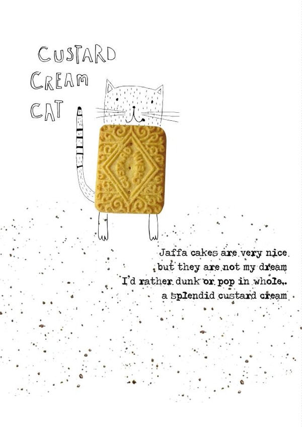 cat biscuit Birthday Card 14063 created by Cinnamon Aitch