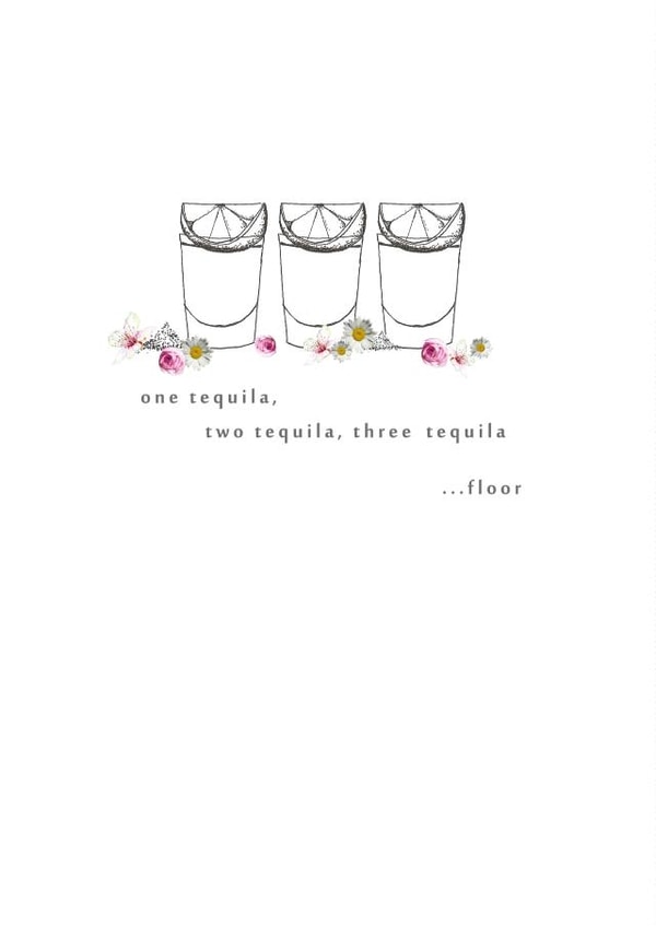 tequila one Birthday Card 14067 created by Cinnamon Aitch