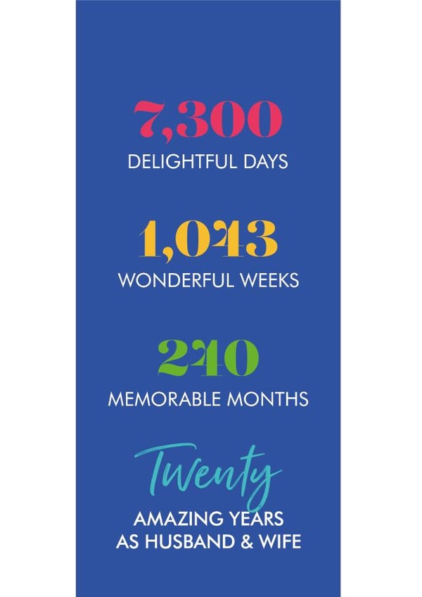 wedding marriage Anniversary Card 7696 created by Poppy Lane