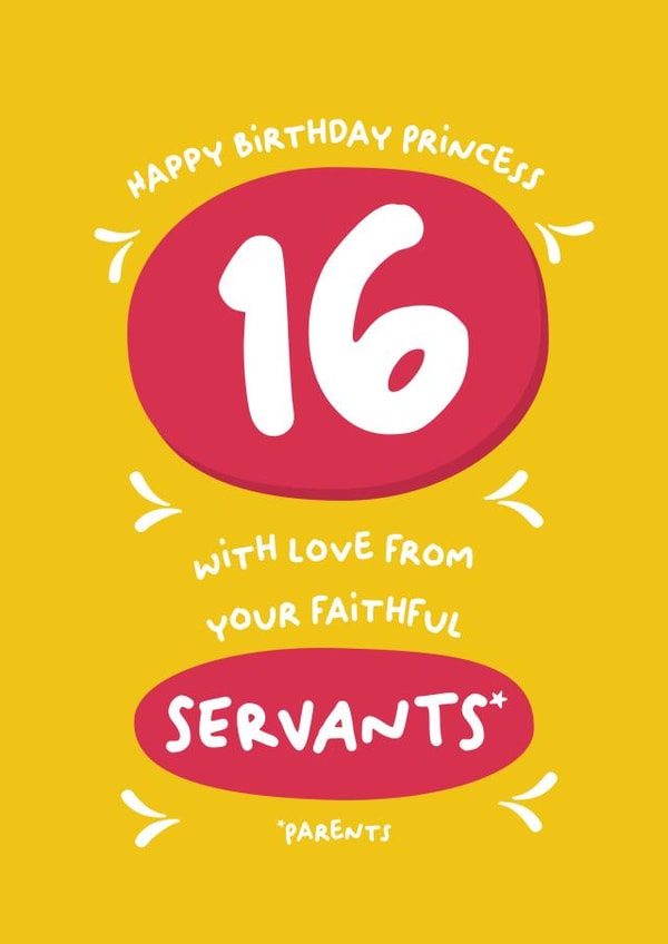 Daughter 16 card created by PaperJam Print Co.