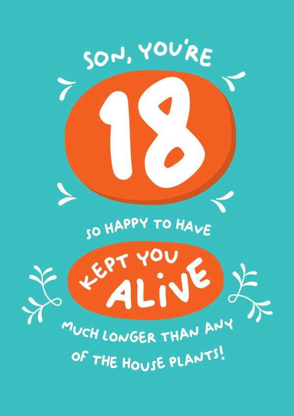 Son 18 card created by PaperJam Print Co.