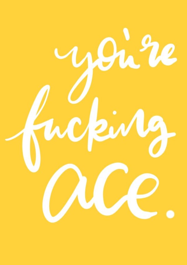 you're fucking Anniversary Card 28665 created by GOOD TRIP