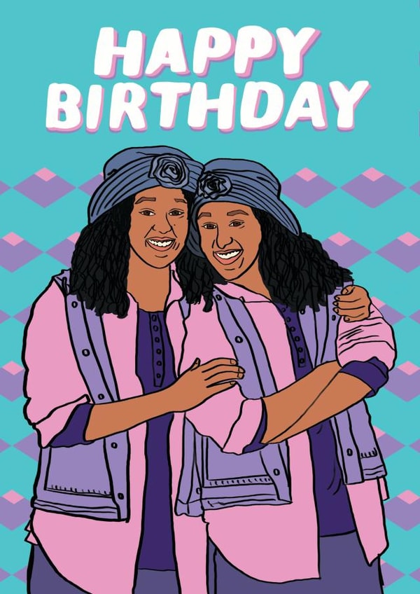 Sister Twins Birthday Card 13961 created by Foggish
