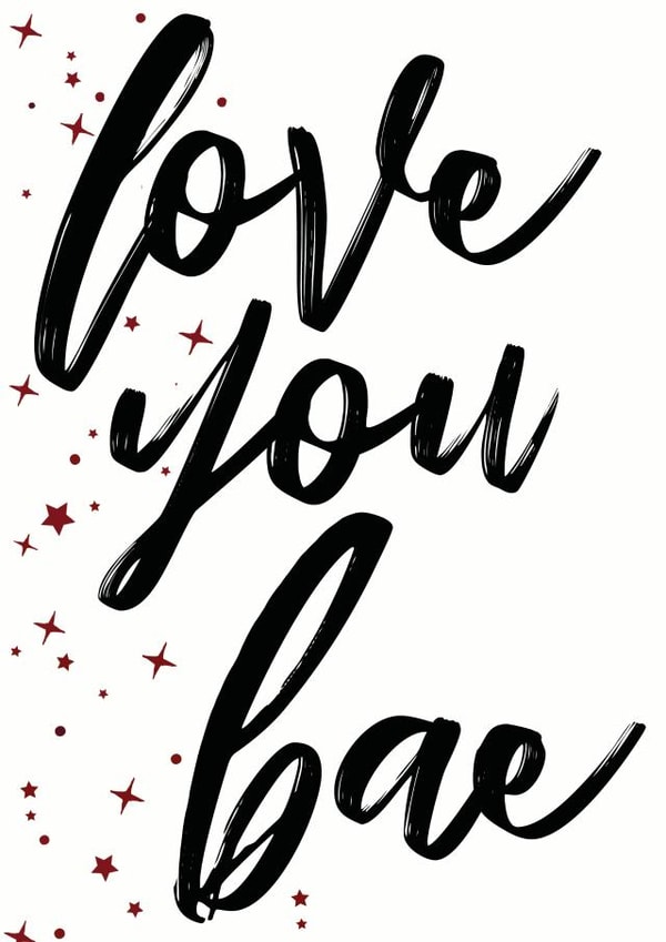 love bae Anniversary Card 28080 created by Open Space Collective