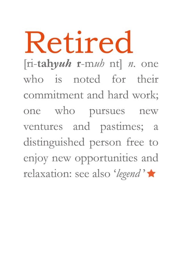 new venture Retirement Card 8286 created by Bombus