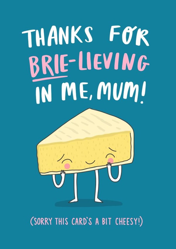 mum cheese Mothers Day Card 24953 created by Charly Clements