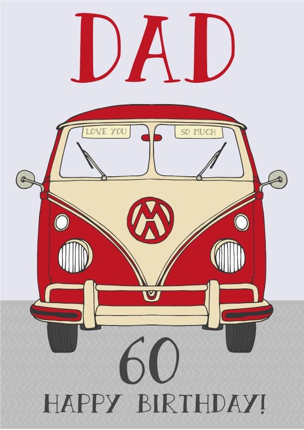 Dad camper Birthday Card 3858 created by Wink Design - Michelle Roberts