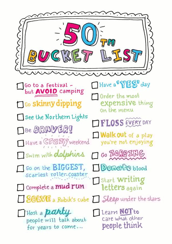 50 50th Birthday Card 5855 created by Eskimo Kiss Designs