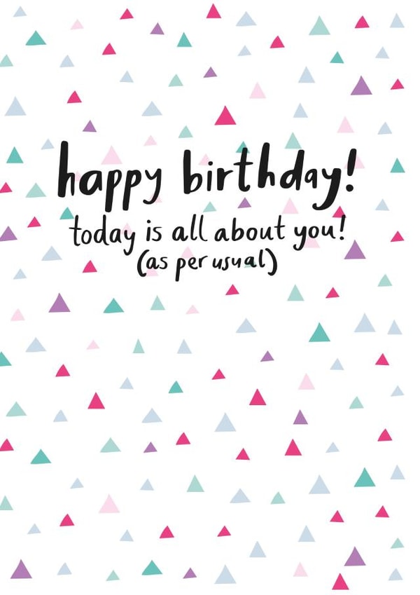 humour female Birthday Card 1693 created by Jessica Hogarth