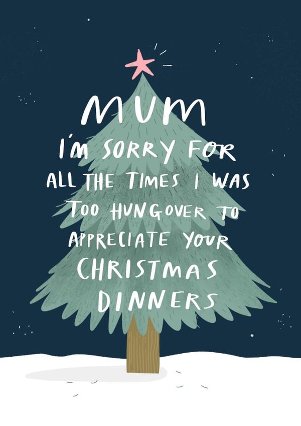 mum humour Christmas Card 24958 created by Charly Clements