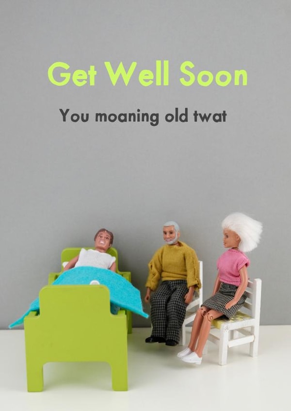 dont worry Get Well Card 11434 created by Bold & Bright Cards