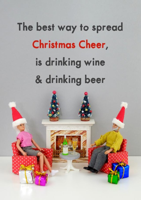 funny adult Christmas Card 11456 created by Bold & Bright Cards