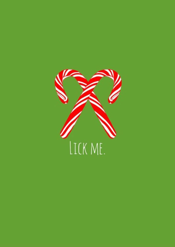 candy cane Christmas Card 32794 created by Keepseyshop