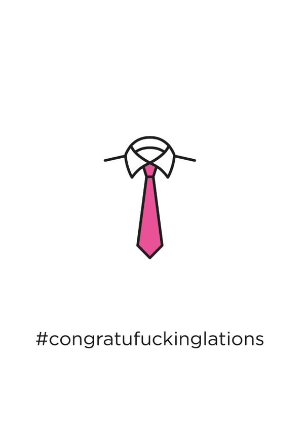 CONGRATS PROMOTION New Job Card 8582 created by Thirty Mussels