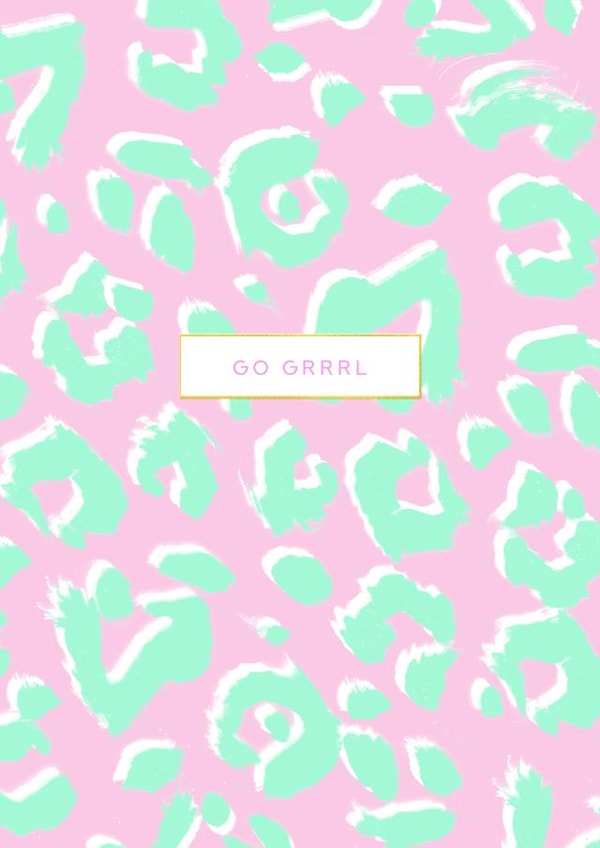 grrrl leopard Card 33216 created by Elodie Bee Designs