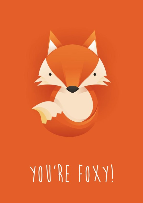 foxy cute Anniversary Card 22883 created by Christina Connelly