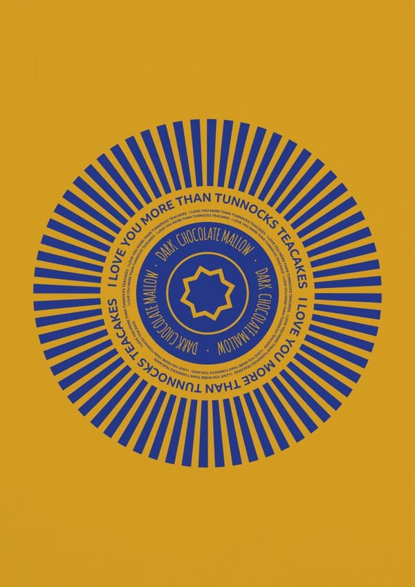 tunnocks teacake Anniversary Card 22891 created by Christina Connelly