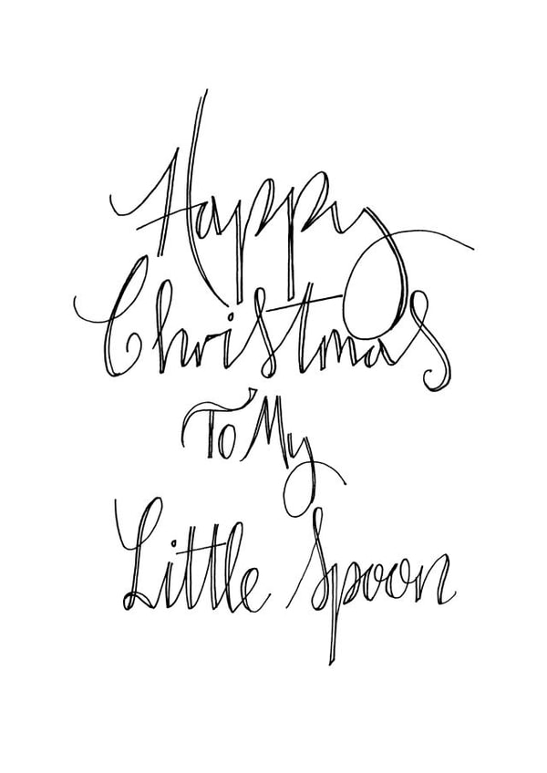 her partner Christmas Card 29350 created by Naughty Nice