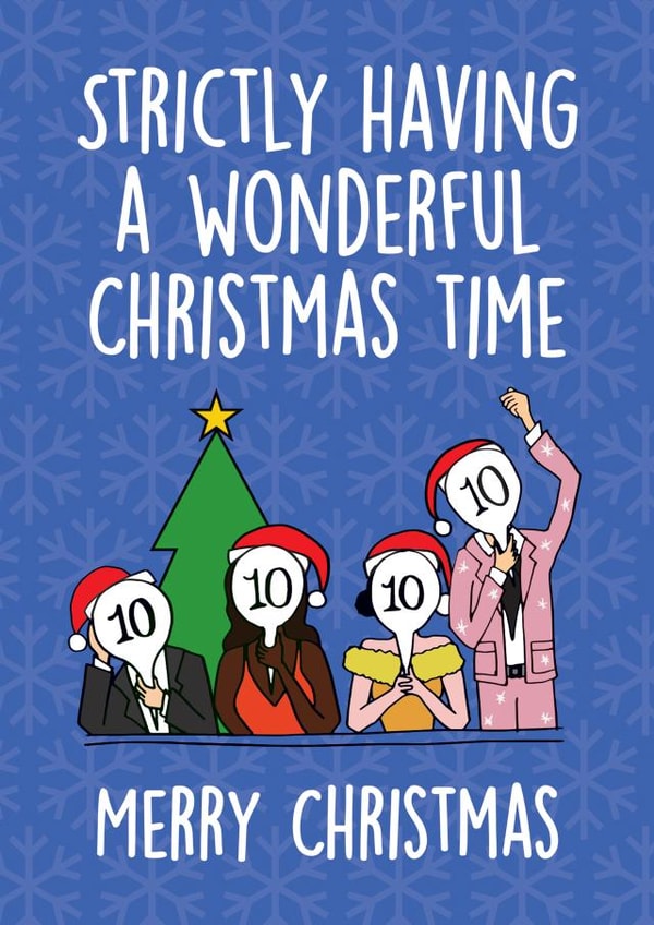 Strictly Christmas Card created by Thirty Mussels