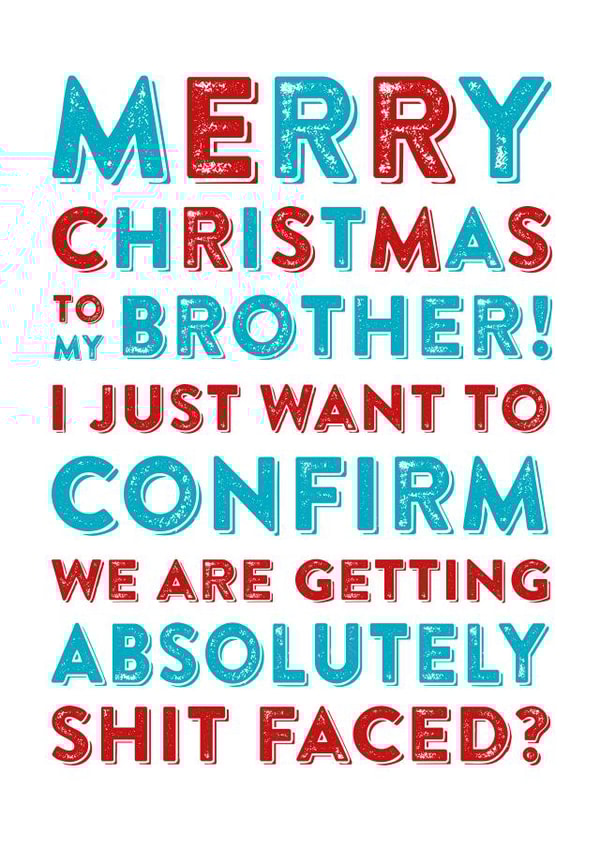 merry xmas Christmas Card 3541 created by Do You Punctuate?