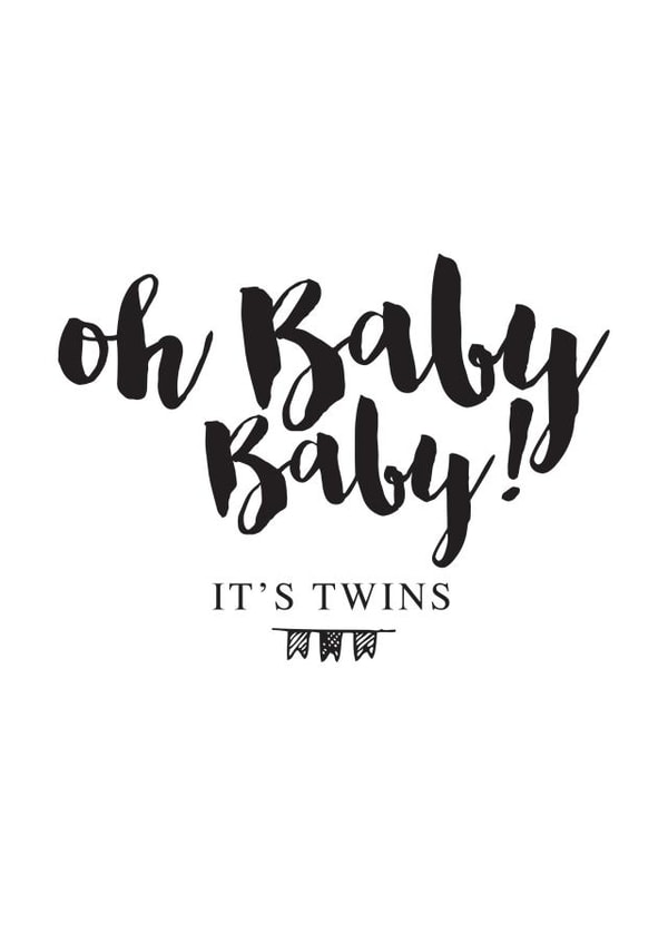 Adult Couple New Baby Card 27725 created by Lubelu London