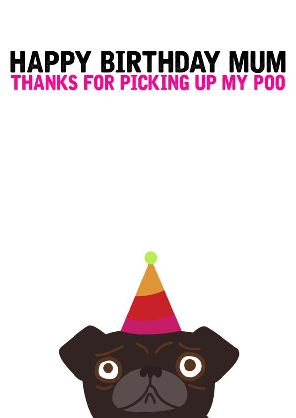 happy mum Birthday Card 8152 created by Filthy Sentiments