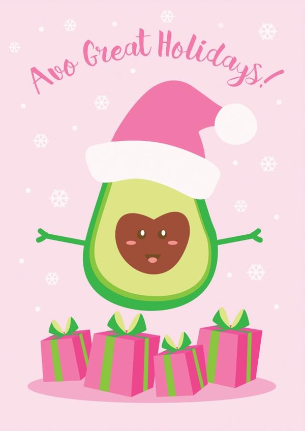 avocado cute Card 34088 created by Dyza Esmas