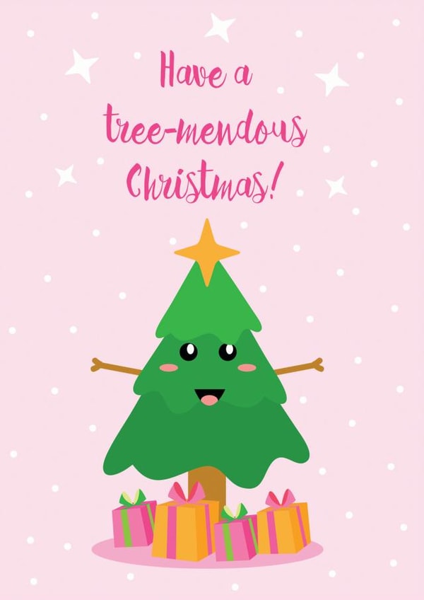 have tree Christmas Card 34089 created by Dyza Esmas