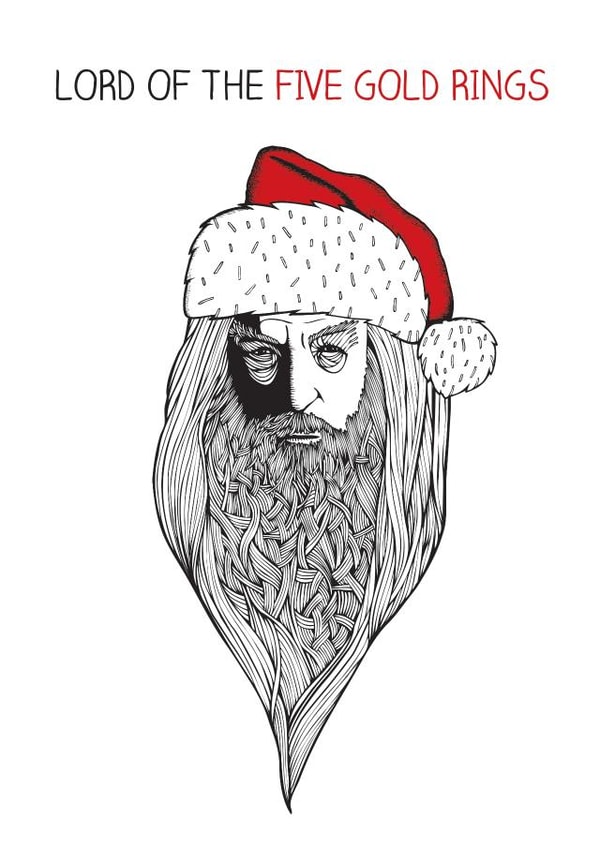 gandalf funny Christmas Card 28457 created by The Card Compony