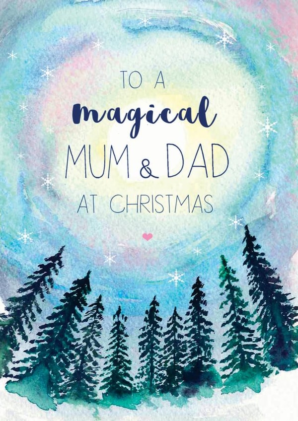 magical xmas Christmas Card 13769 created by LAURA TRUBY DESIGNS