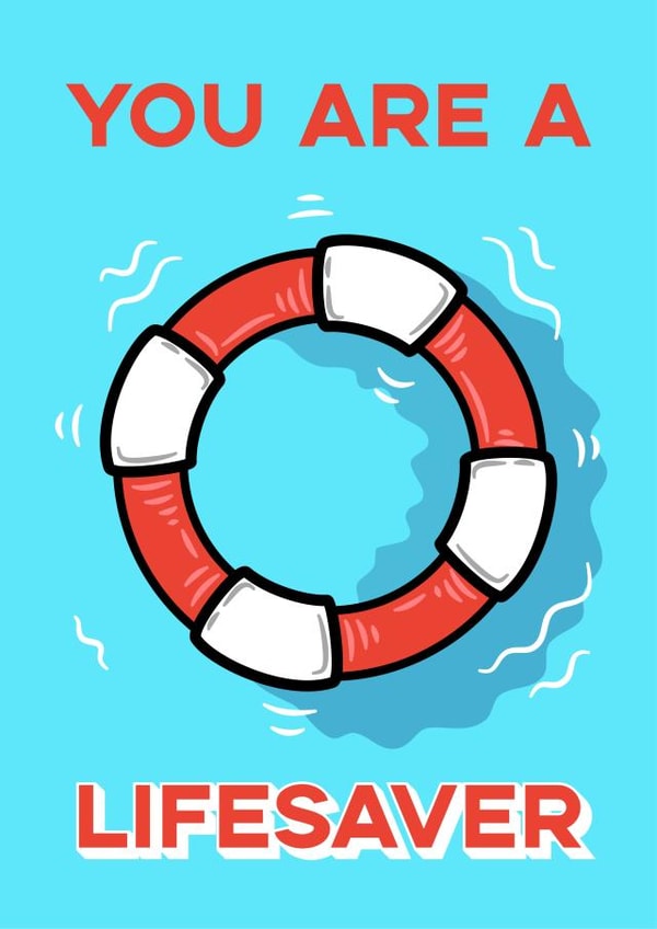 you are Thank You Card 3379 created by olliebrownillustration