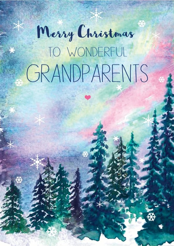 grandparents merry Christmas Card 13773 created by LAURA TRUBY DESIGNS