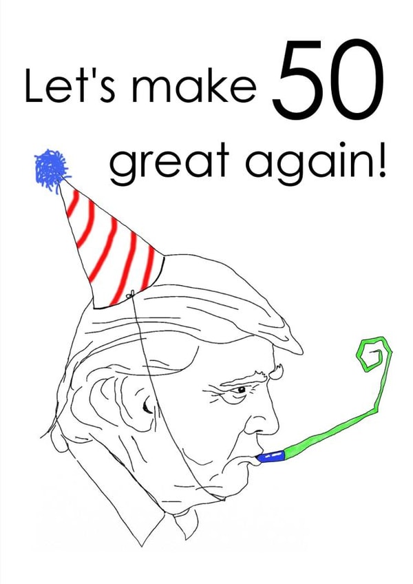 donald trump Birthday Card 14362 created by Michael James