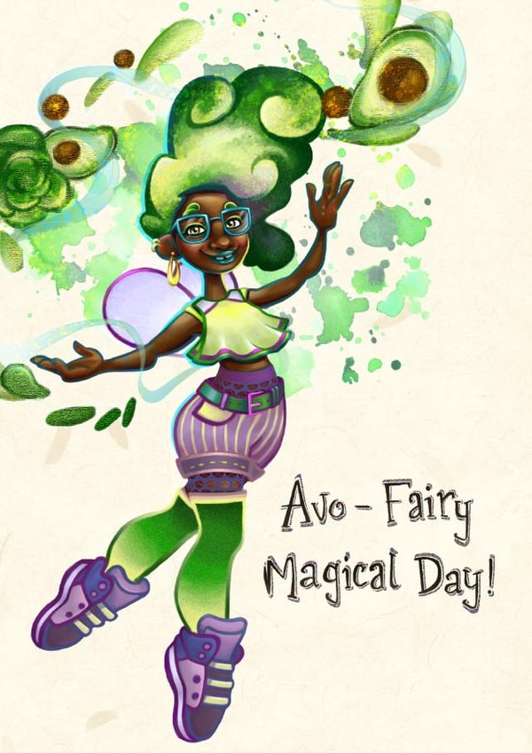 avocado fairy Card 30431 created by Moxie Finn