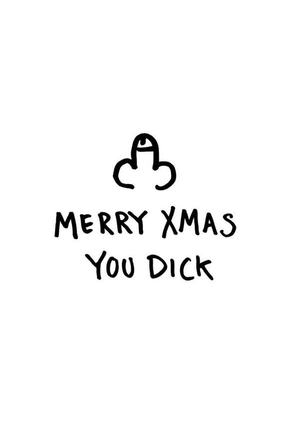 merry xmas Christmas Card 7291 created by Naughty Nice