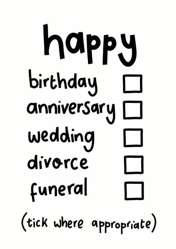 Tick where appropriate created by Darwin Designs