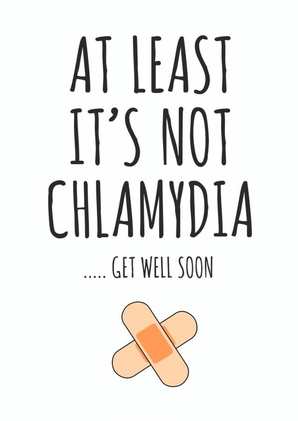 at least Get Well Card 12237 created by Banter King