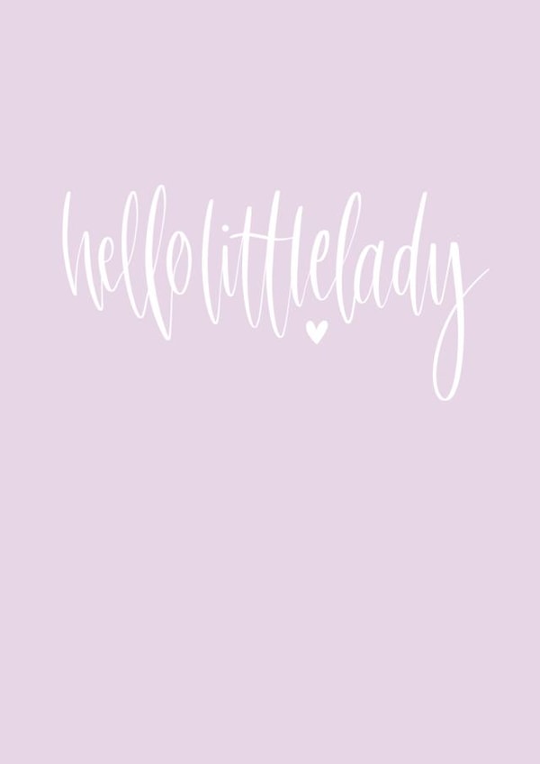 hello little New Baby Card 13463 created by Mel Devine