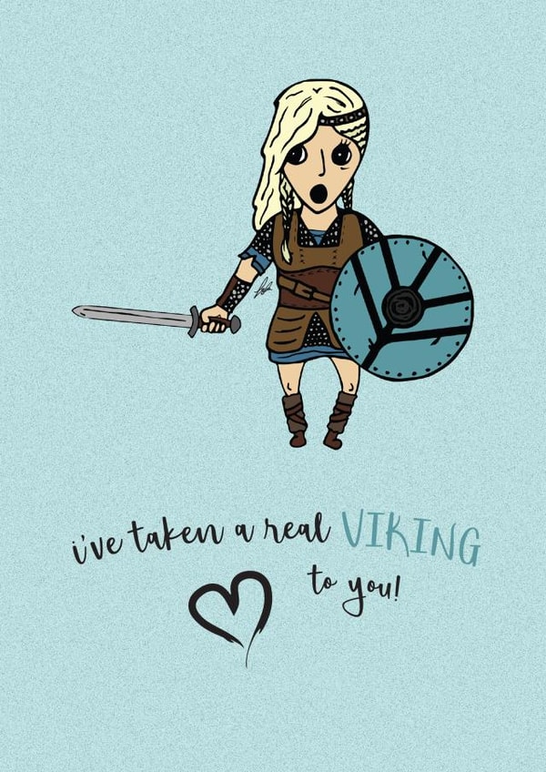 viking pun Card 33939 created by Black Fell