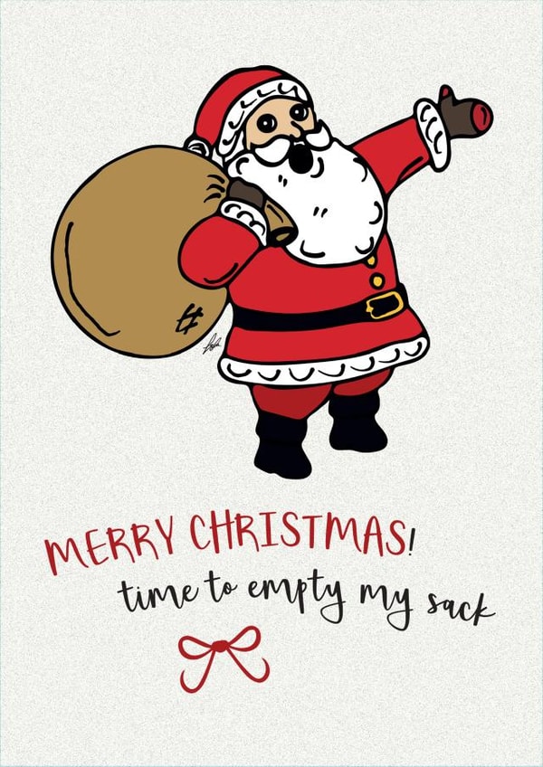 merry xmas Christmas Card 33940 created by Black Fell